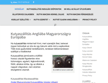 Tablet Screenshot of kutyaszallitas.com